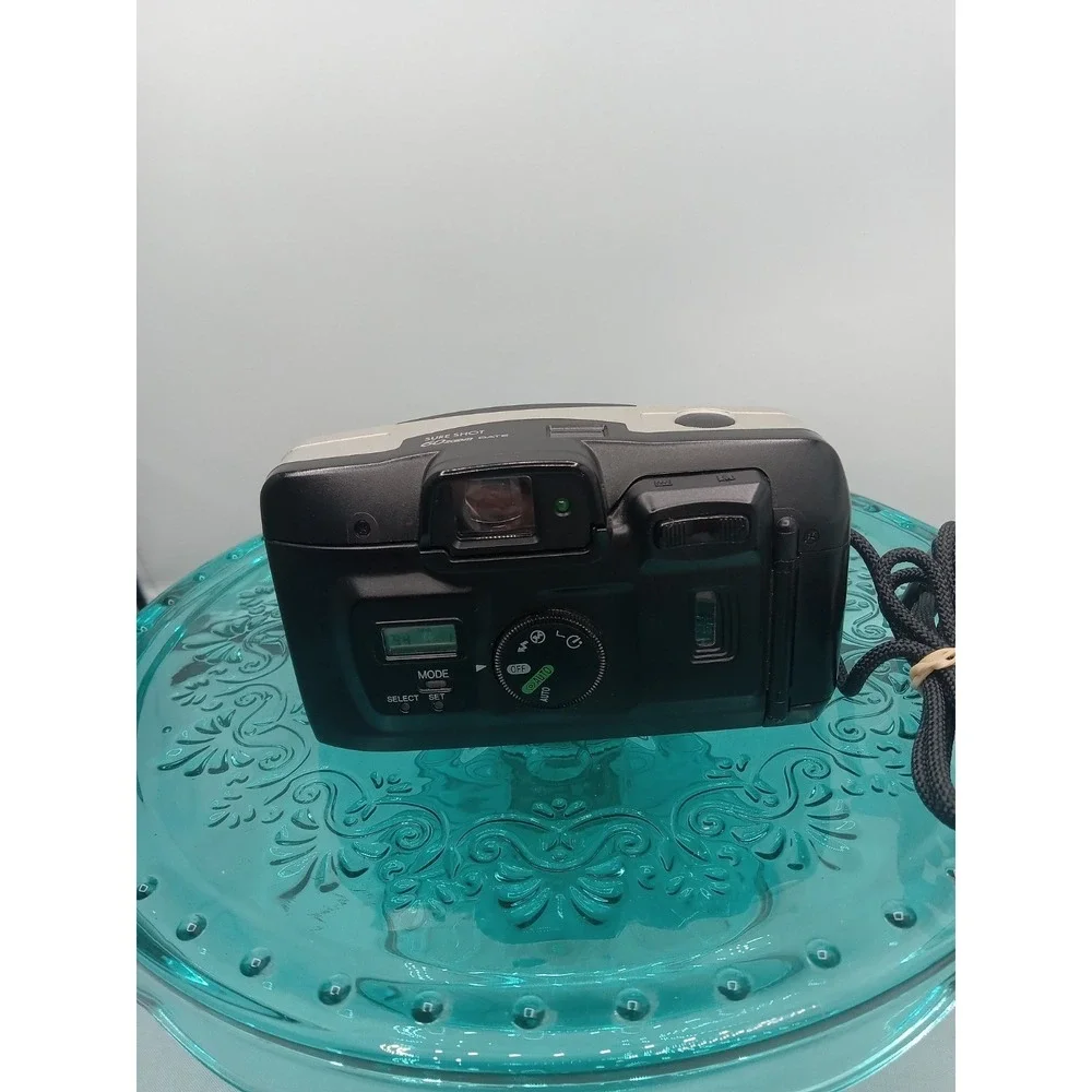 Canon Sure Shot 60 Zoom Date 35mm Point & Shoot Film Camera Tested Working Read